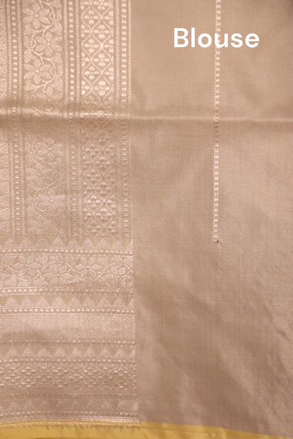 Exclusive Satin Tanchoi Jamawar Silk Saree-Master Weaves AJ206321