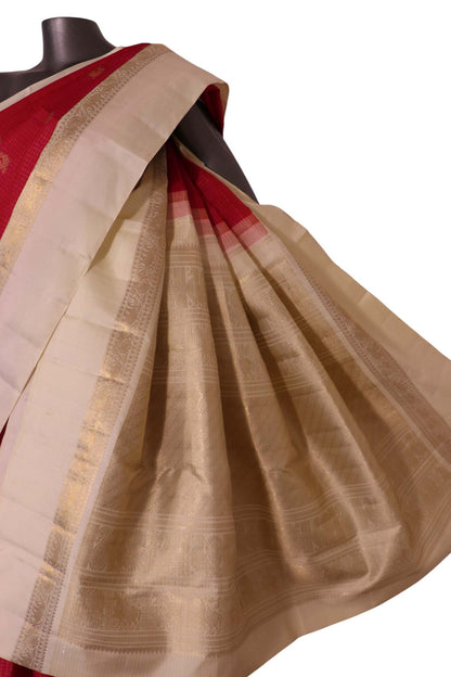 Pure Handloom Kanjeevaram Silk Saree AL202840