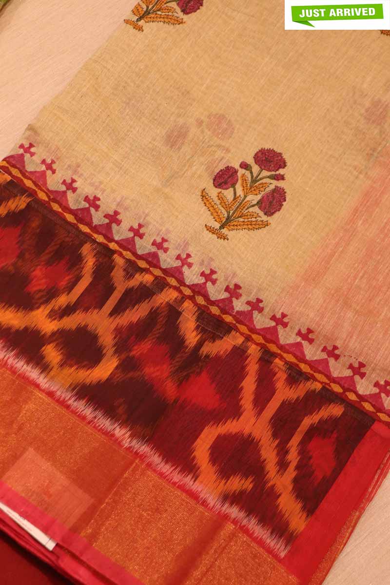 Pochampally Pure Silk Cotton Saree AH208177