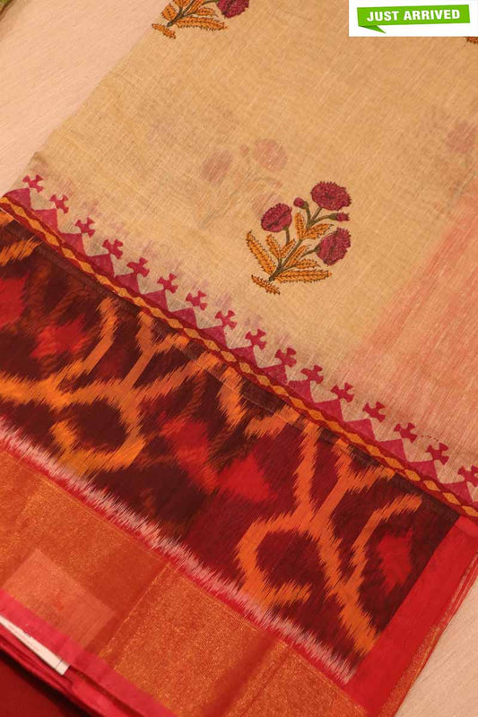 Pochampally Pure Silk Cotton Saree AH208177