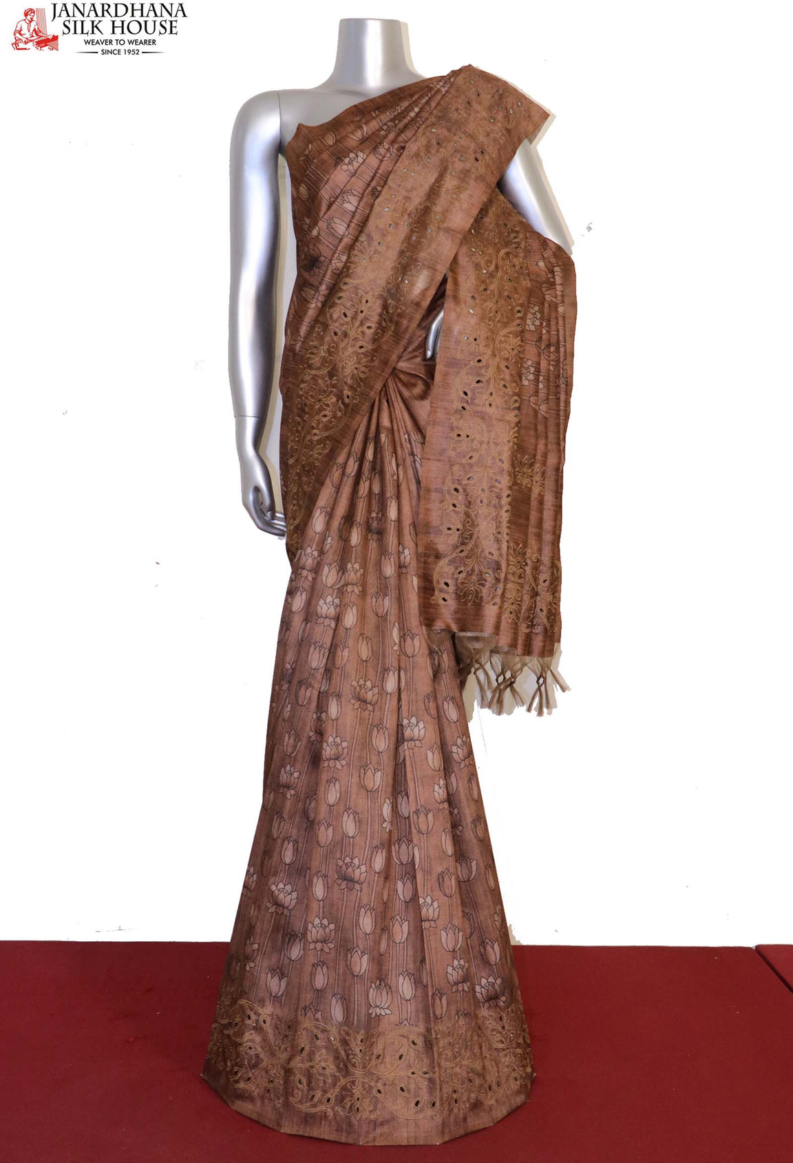 Embroidery Art Silk Saree AI205032