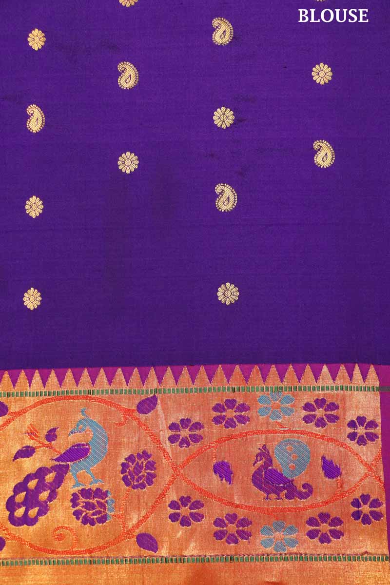 Designer Meenakari Paithani Silk Saree AI205405