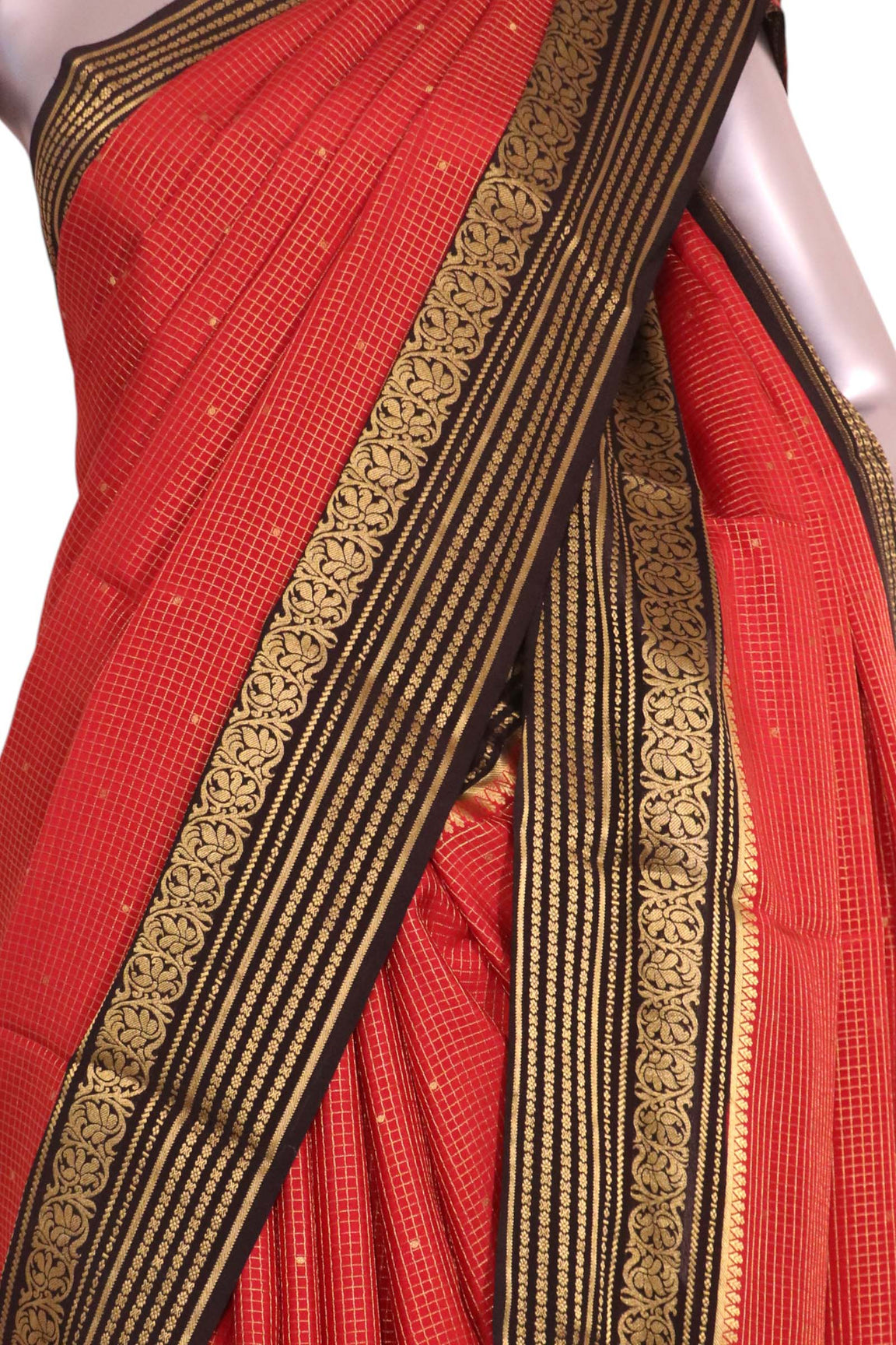 Pure Mysore Crepe Silk Saree AL211362