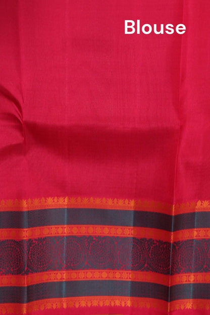 Pure Handloom Kanjeevaram Silk Saree AK211609