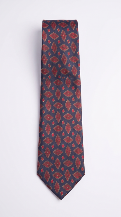 Silk Ties AM202139 - Full-Length Front Flat-Lay View