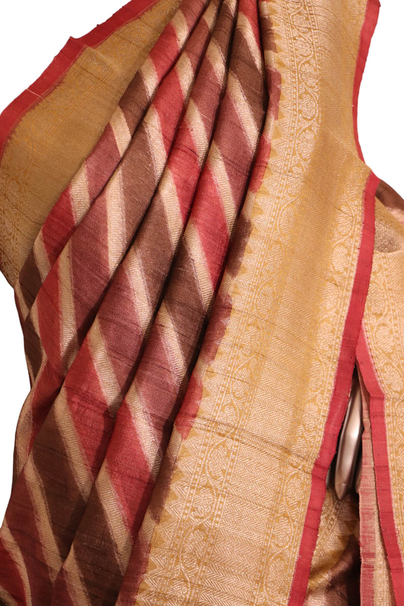 Exclusive Handloom Tussar Silk Saree AJ202611