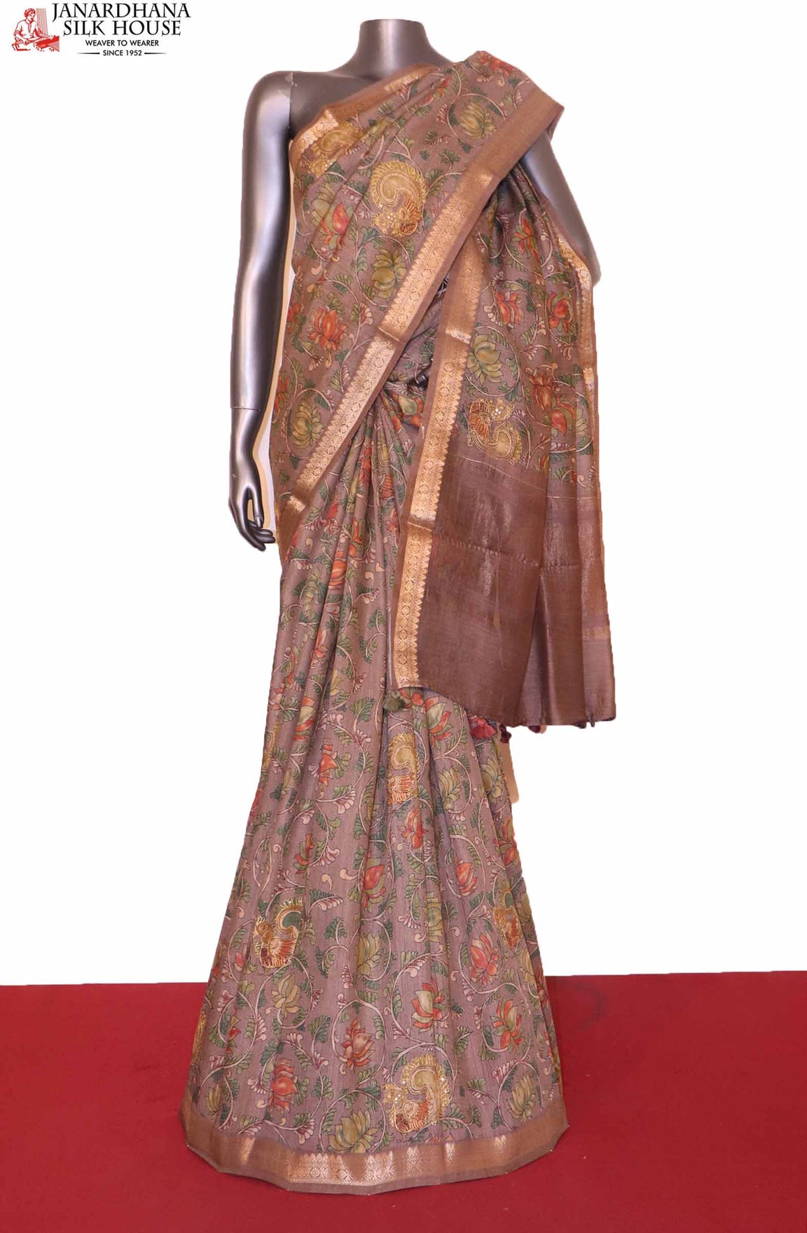 Handloom Pure Tussar Silk Saree AI202298