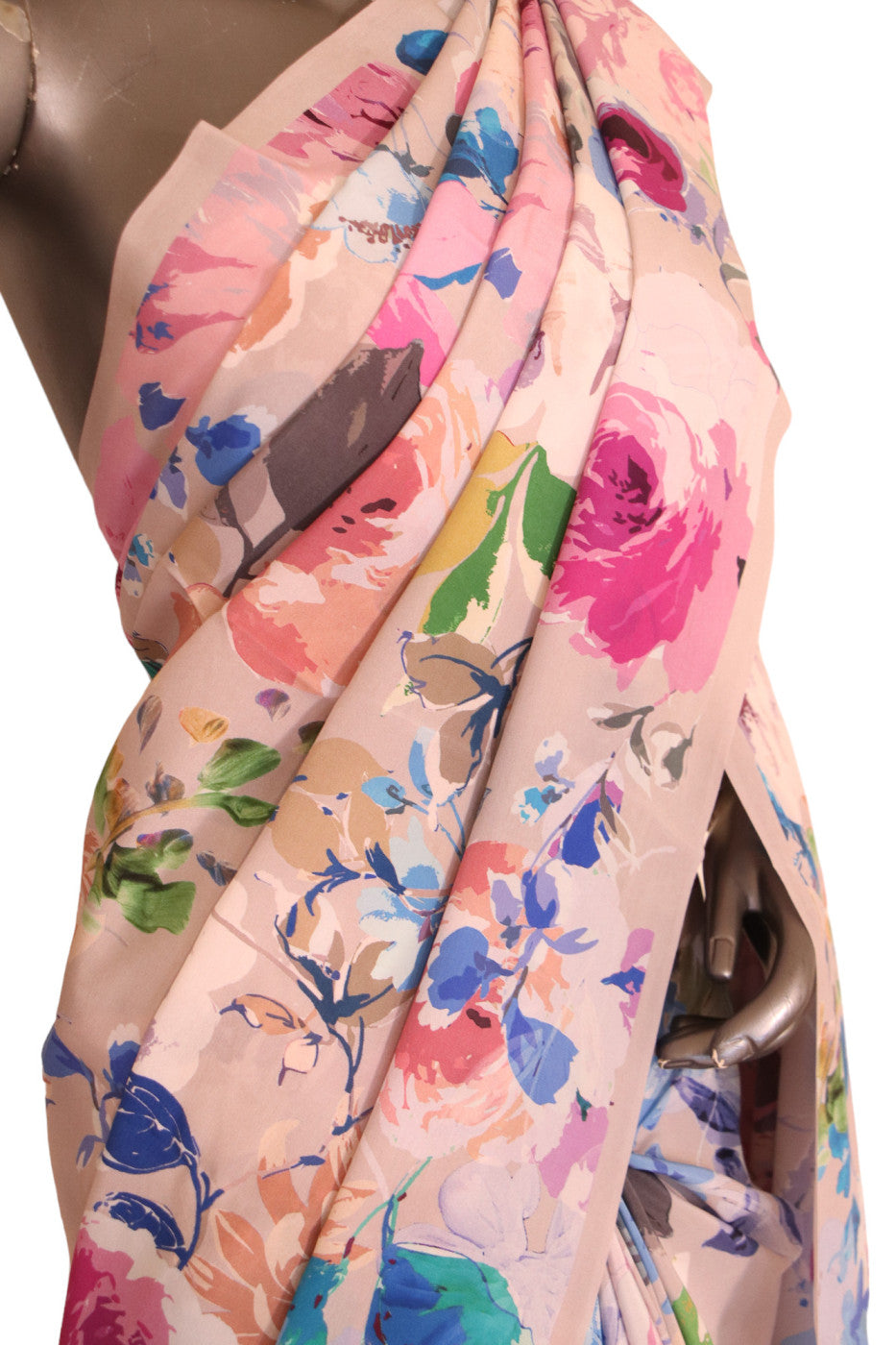 Floral Exclusive Pure Crepe Silk Saree AJ210517
