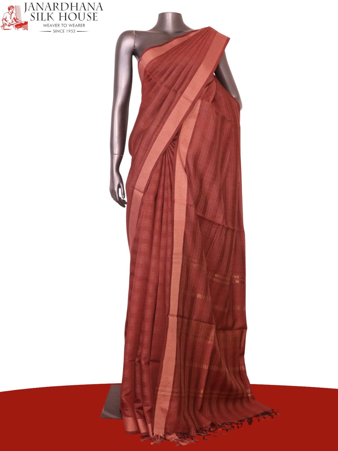 Handloom Pure Tussar Silk Saree AL200415