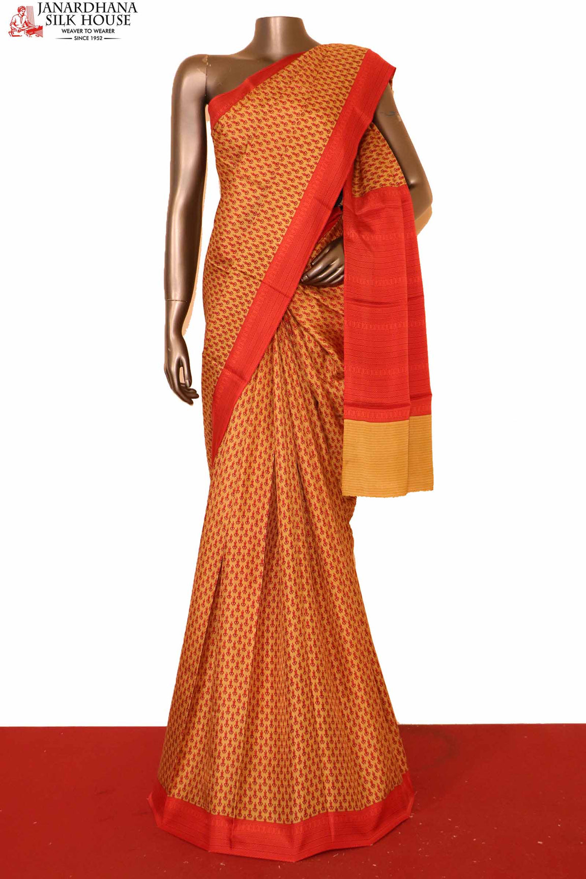 Classic Printed Silk Saree AE206065