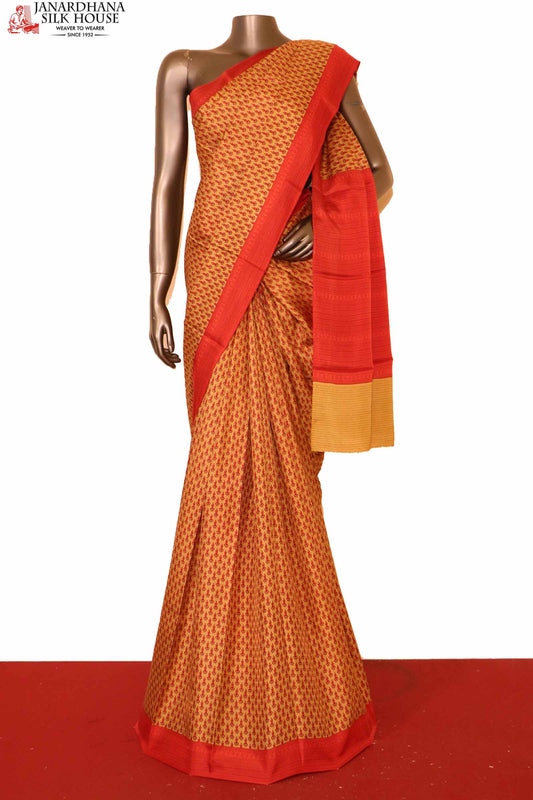 Classic Printed Silk Saree AE206065
