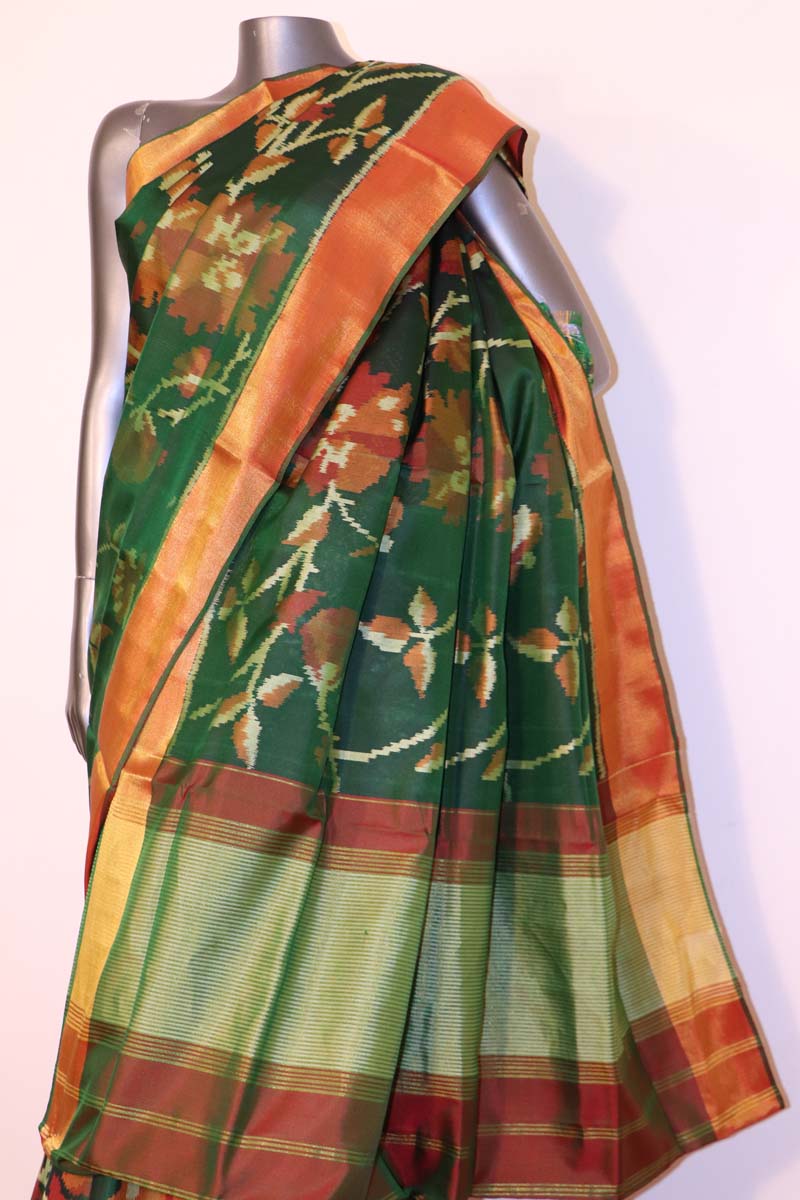 Handloom Exclusive Ikat Patola Silk Saree AH210058