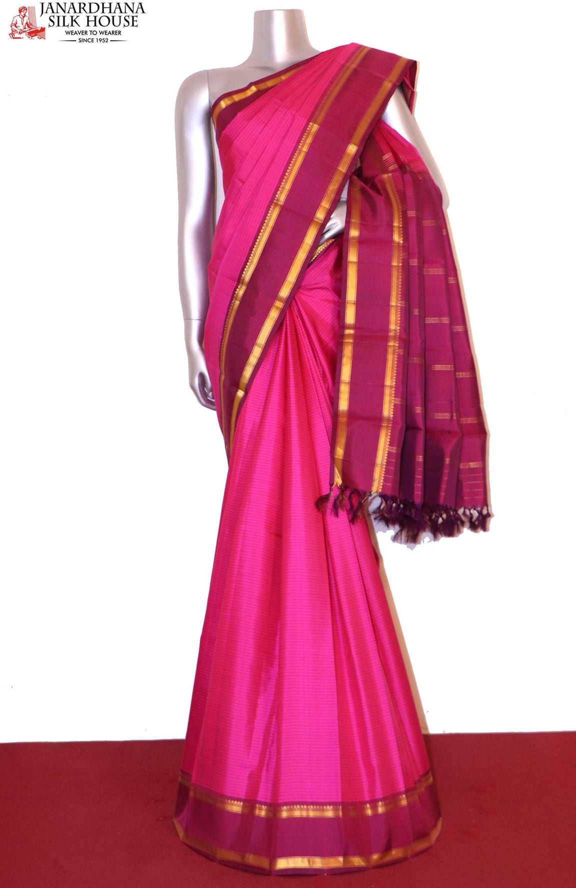 Veldhari Lines Pure South Silk Saree AI211138