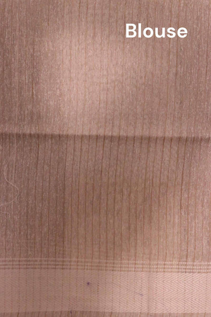 Handloom Pure Tussar Silk Saree AL203705