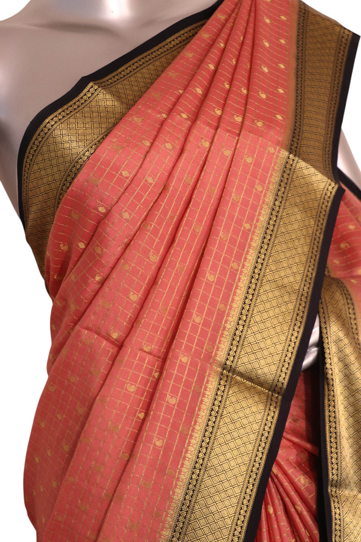 Pure Mysore Crepe Silk Saree AK213728