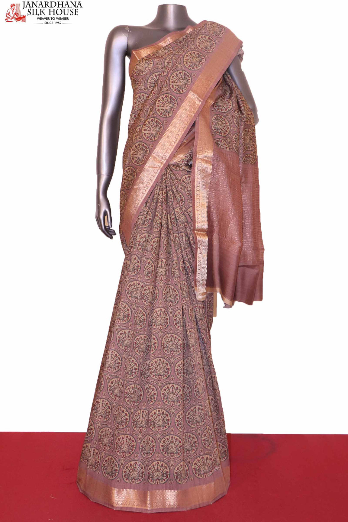 Handloom Pure Tussar Silk Saree AI201936