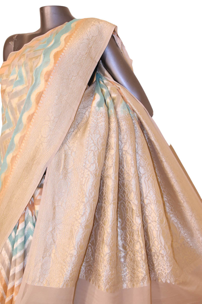 Designer Banarasi Georgette Silk Saree AJ202586