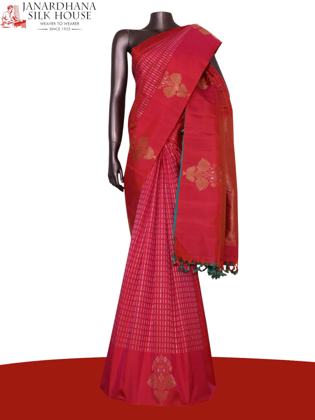 Pure Handloom Kanjeevaram Silk Saree AL202777