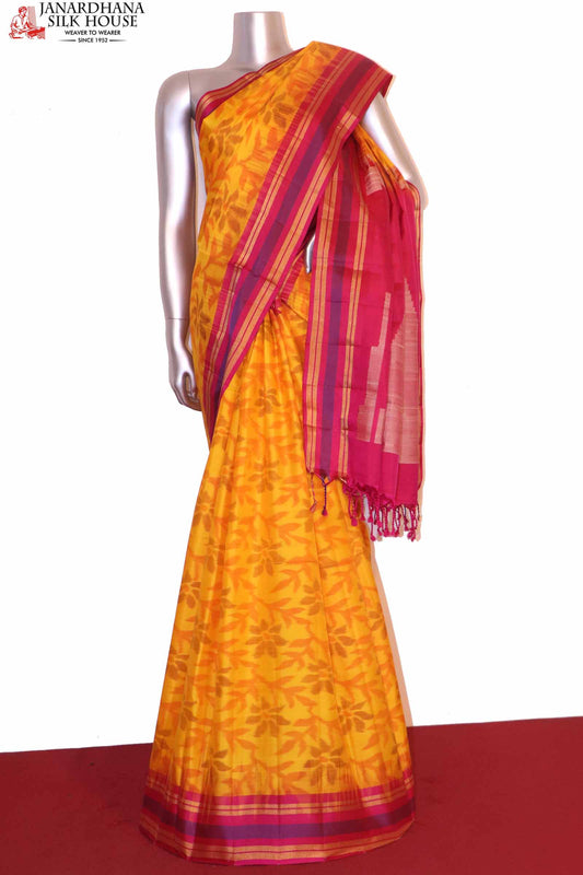 Handloom Pure Ikat Soft Silk Saree AI203727