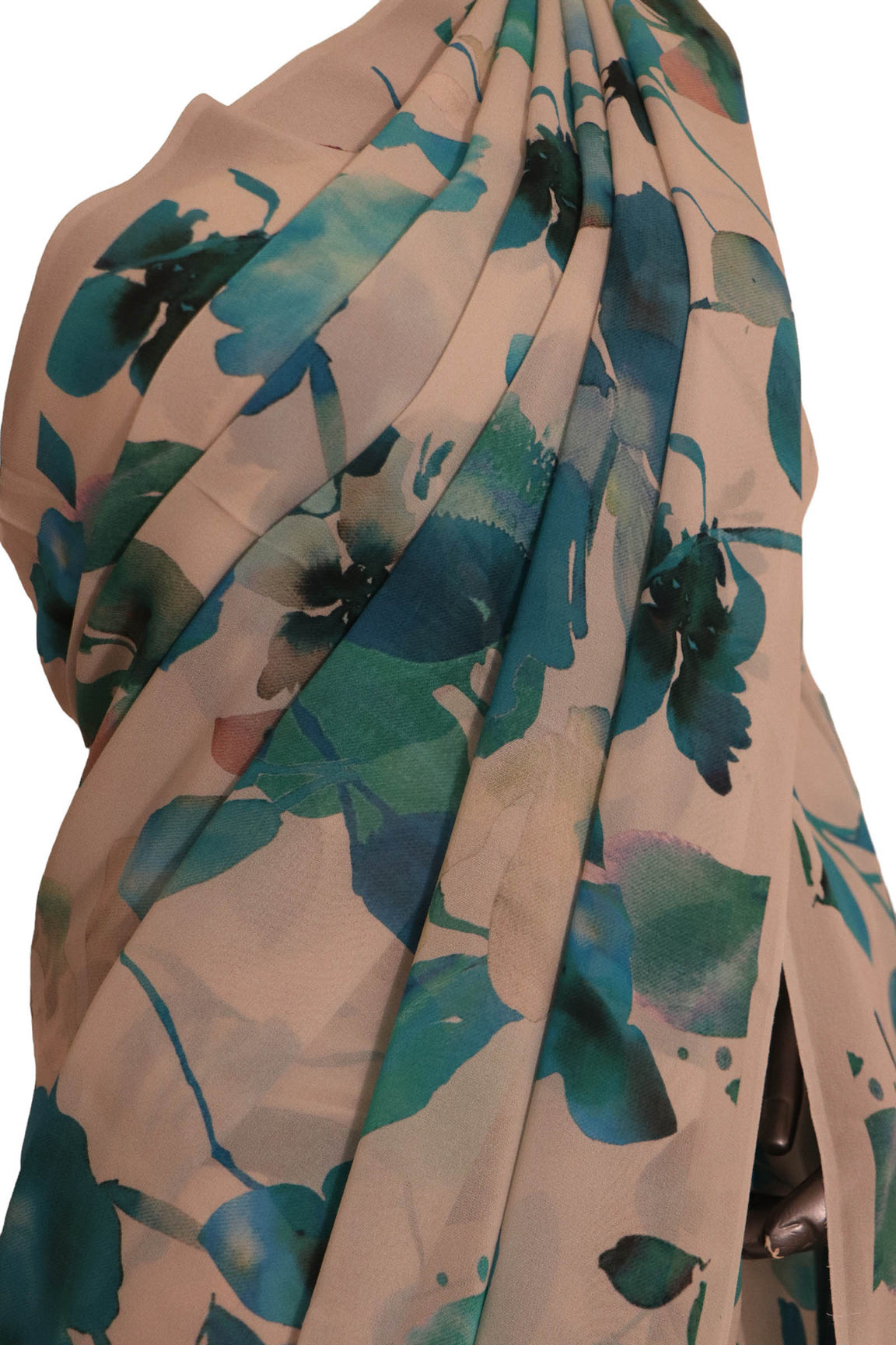 Exclusive Pure Printed Georgette Silk Saree AJ201914