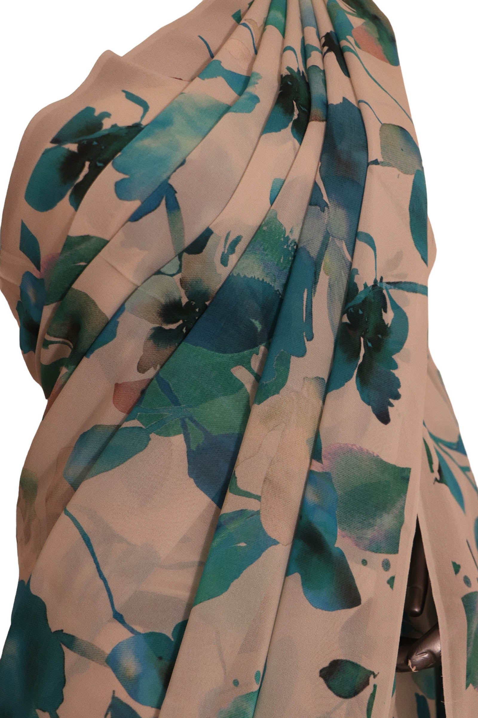 Exclusive Pure Printed Georgette Silk Saree AJ201914