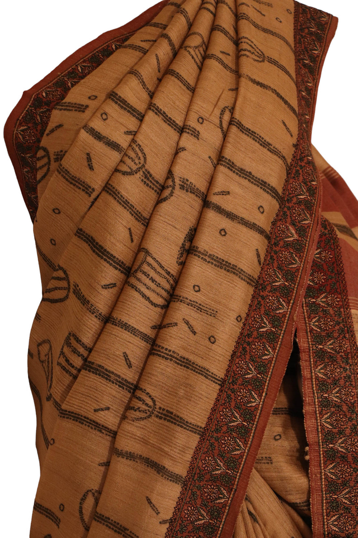 Pure Exclusive Pallu Tussar Silk Saree AJ205768