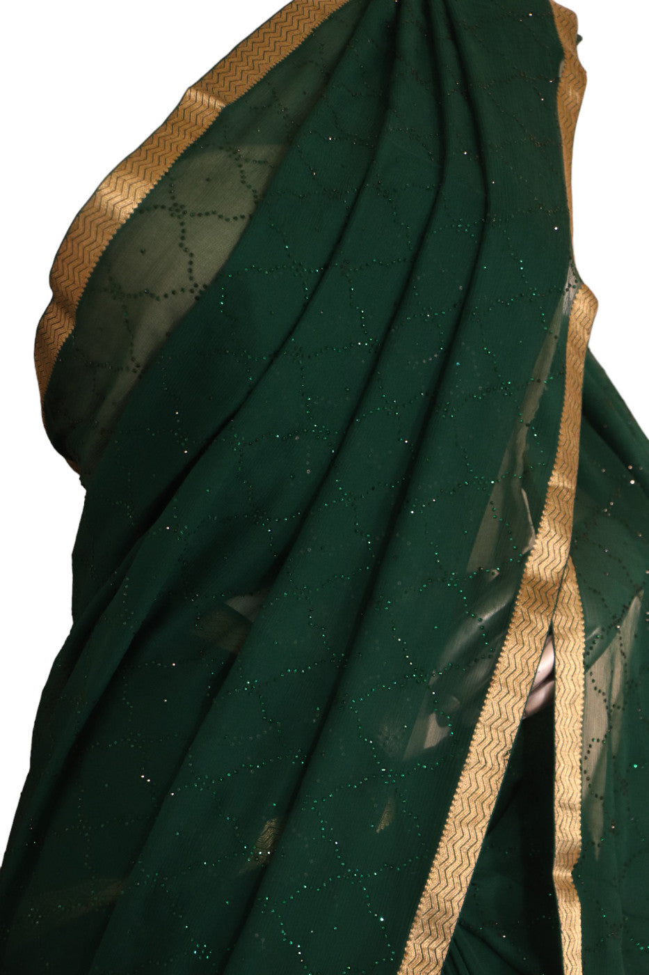 Designer Party Wear Pure Silk Chiffon AJ211810