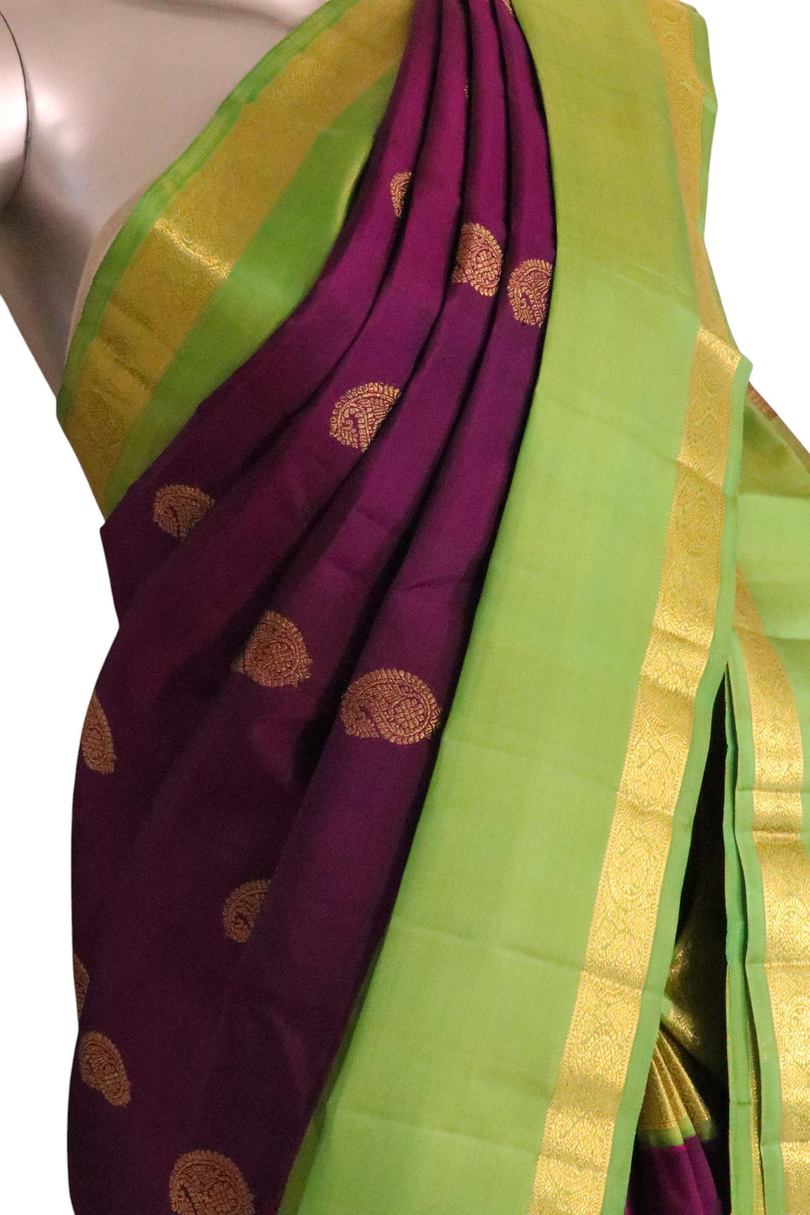 Pure Handloom Kanjeevaram Silk Saree AK212454