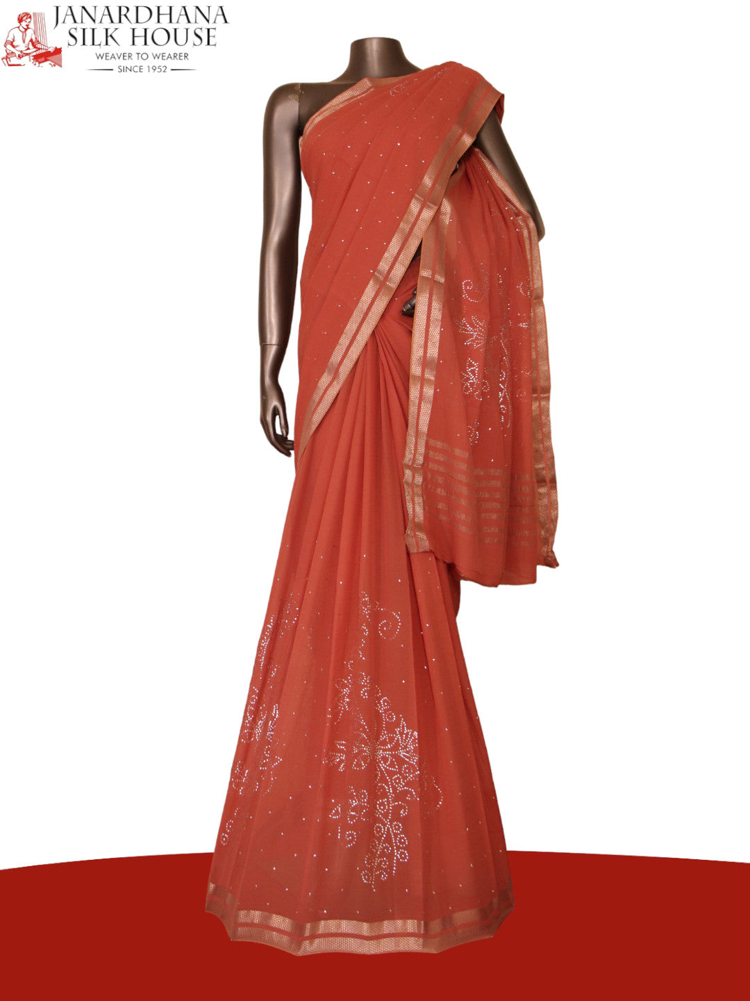Exclusive Embroidery Pure Silk Chiffon AJ211870