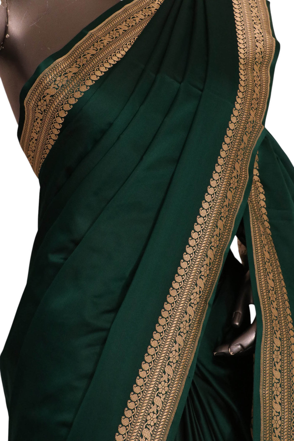 Satin Banarasi Pure Silk Saree. AL200367