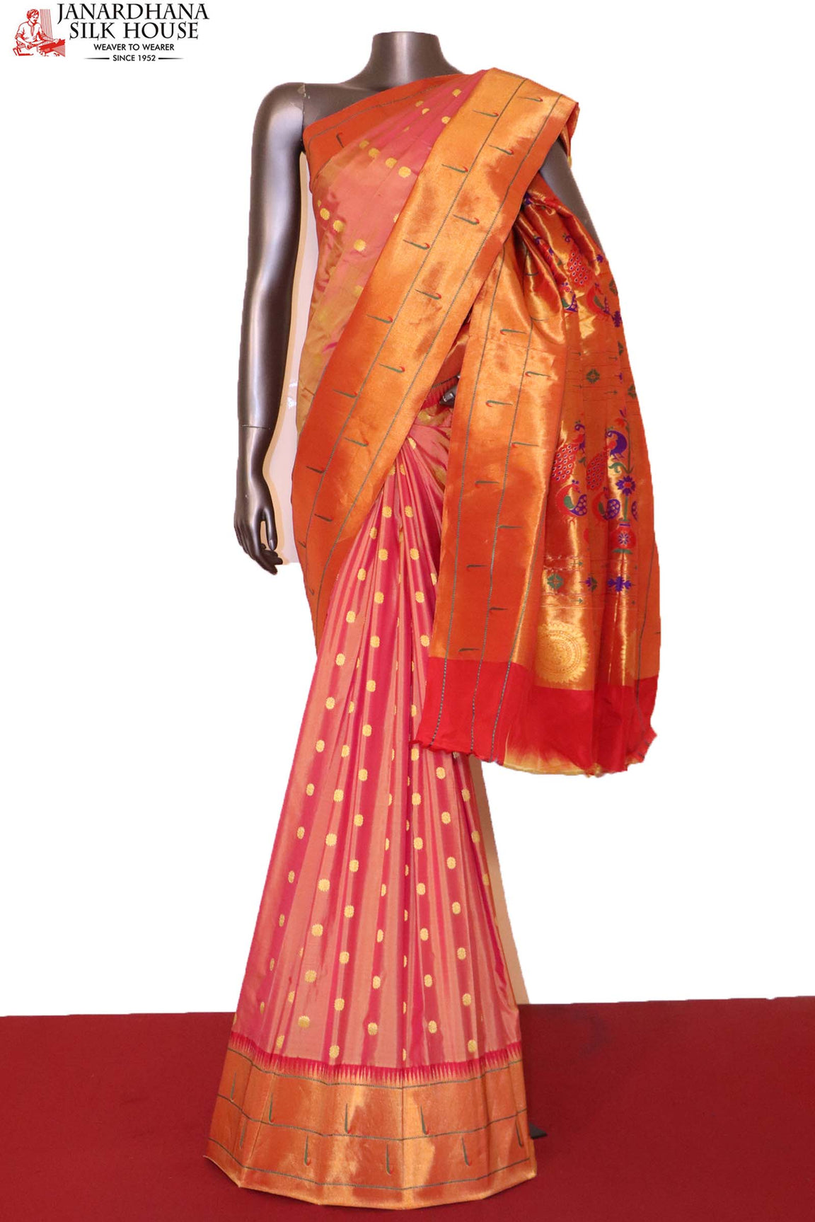 Grand Wedding Meenakari Paithani Silk Saree AI205402