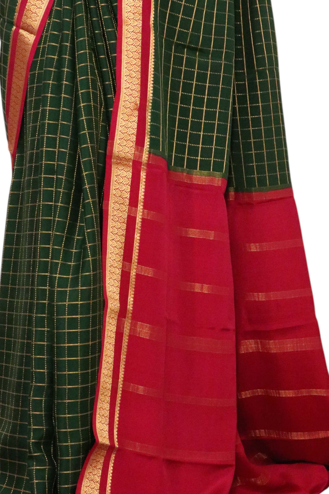 Pure Mysore Crepe Silk Saree AL211342