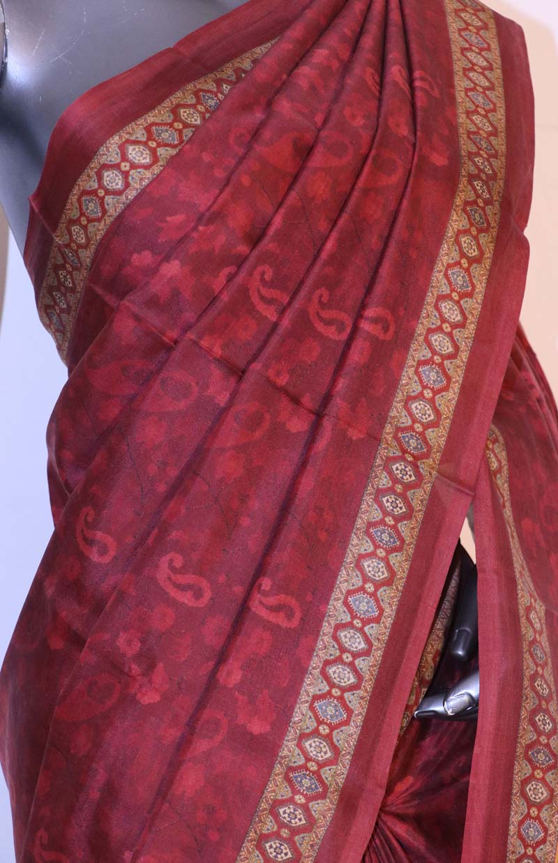 Exclusive Pure Printed Silk Saree AI207492