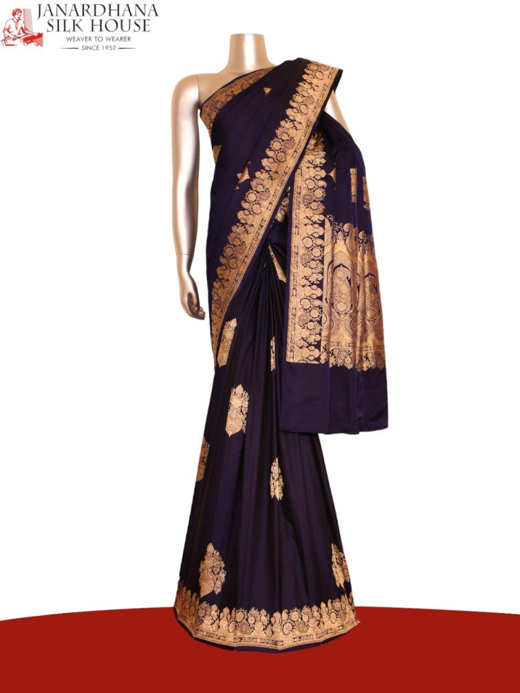 Exquisite Designer Wedding Banarasi Silk Saree AJ206384