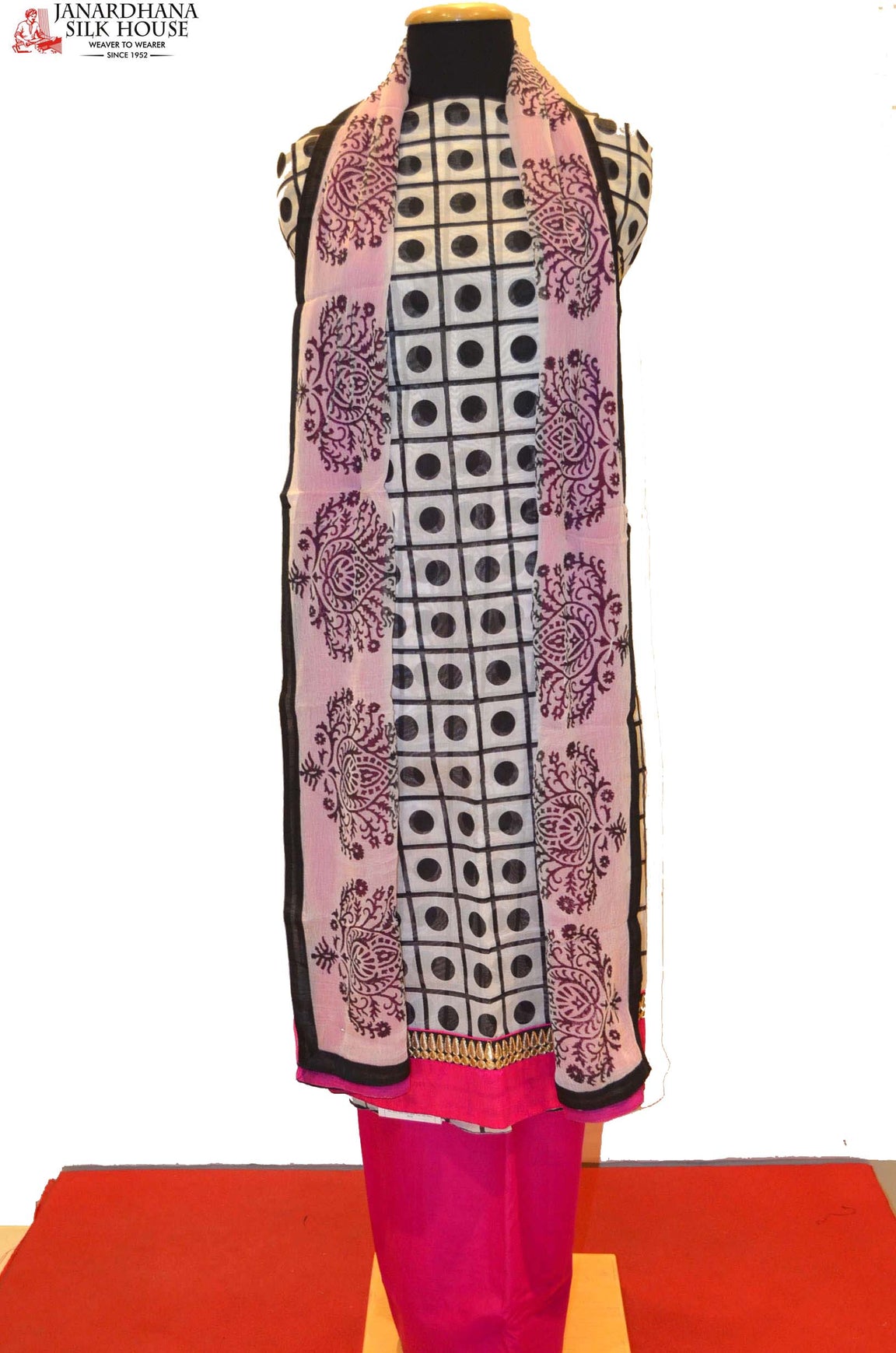 Fancy Party Wear Printed Cotton Suit AA203916