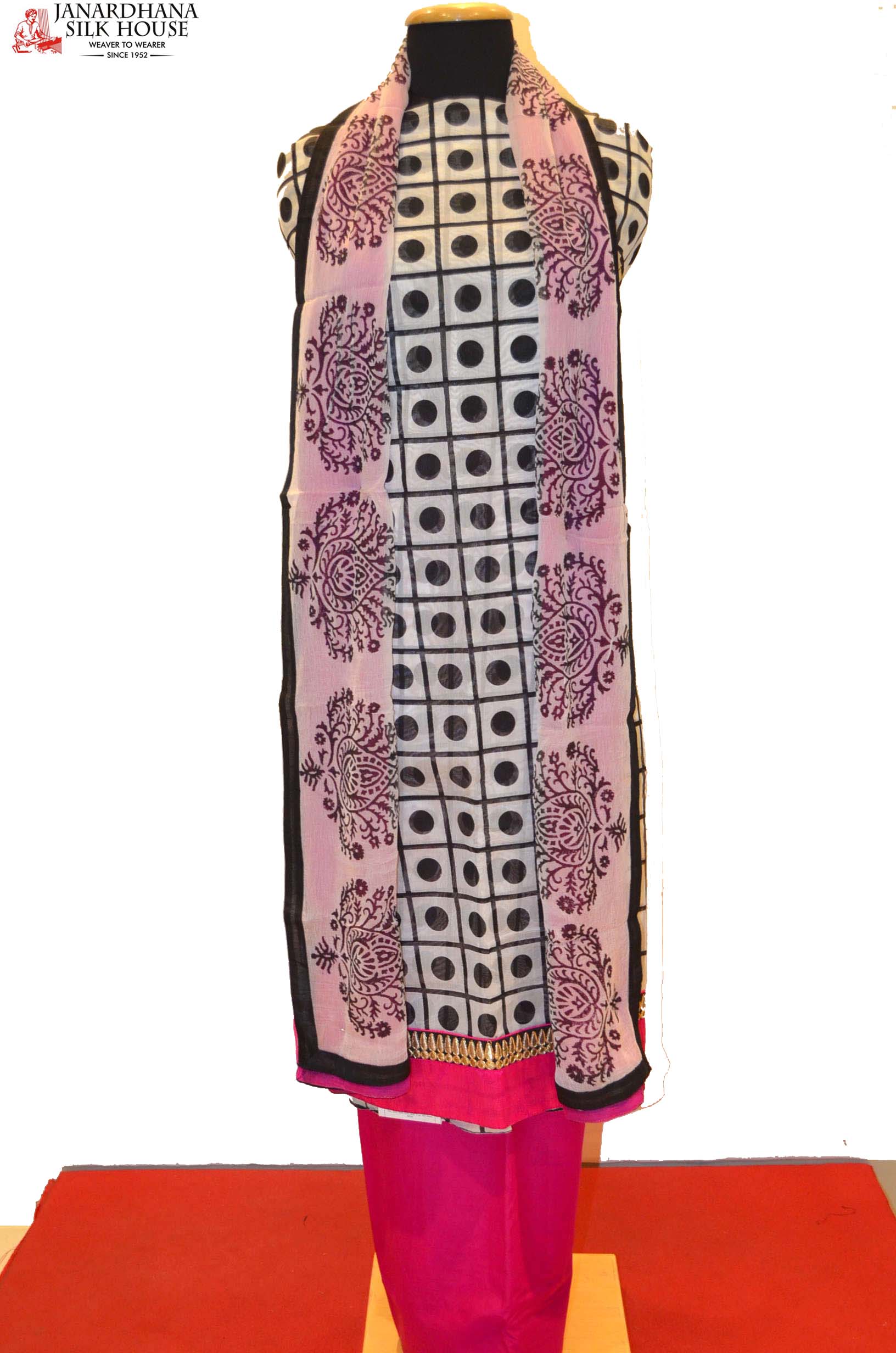 Fancy Party Wear Printed Cotton Suit AA203916