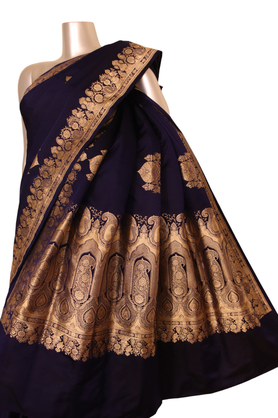 Exquisite Designer Wedding Banarasi Silk Saree AJ206384