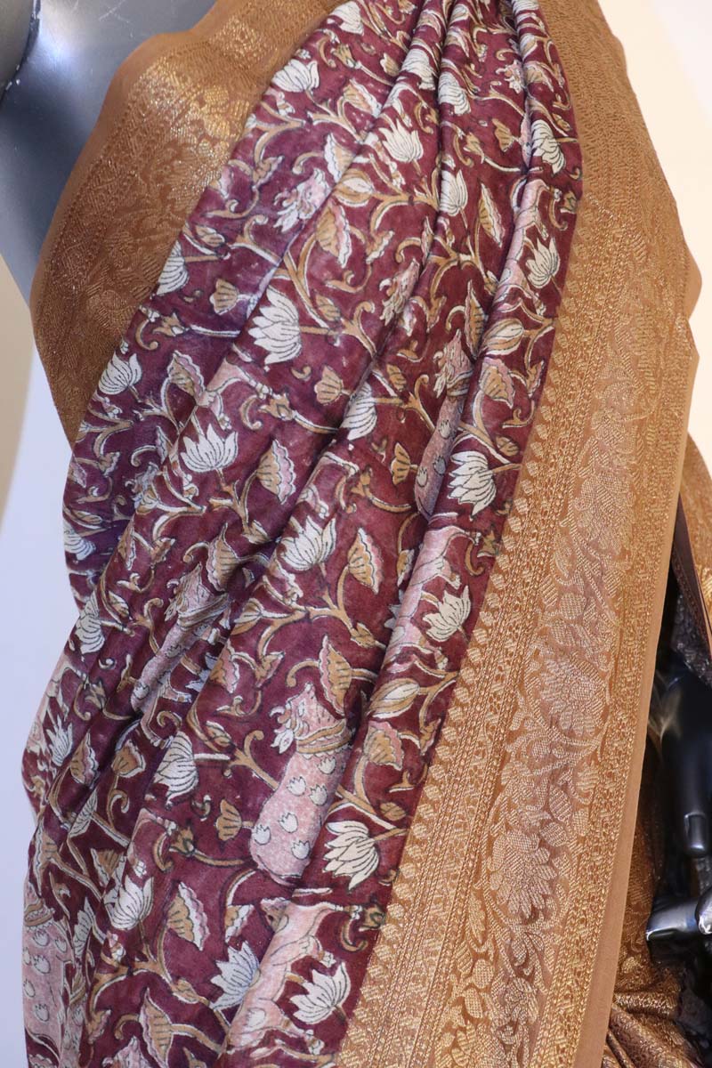 Exclusive Pure Cotton Chanderi Saree AI214454