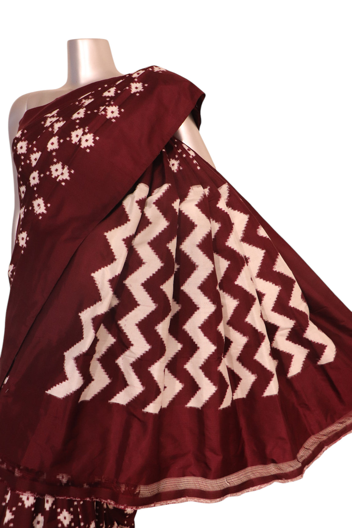 Pure Handloom Patola Ikat Silk Saree AK202142