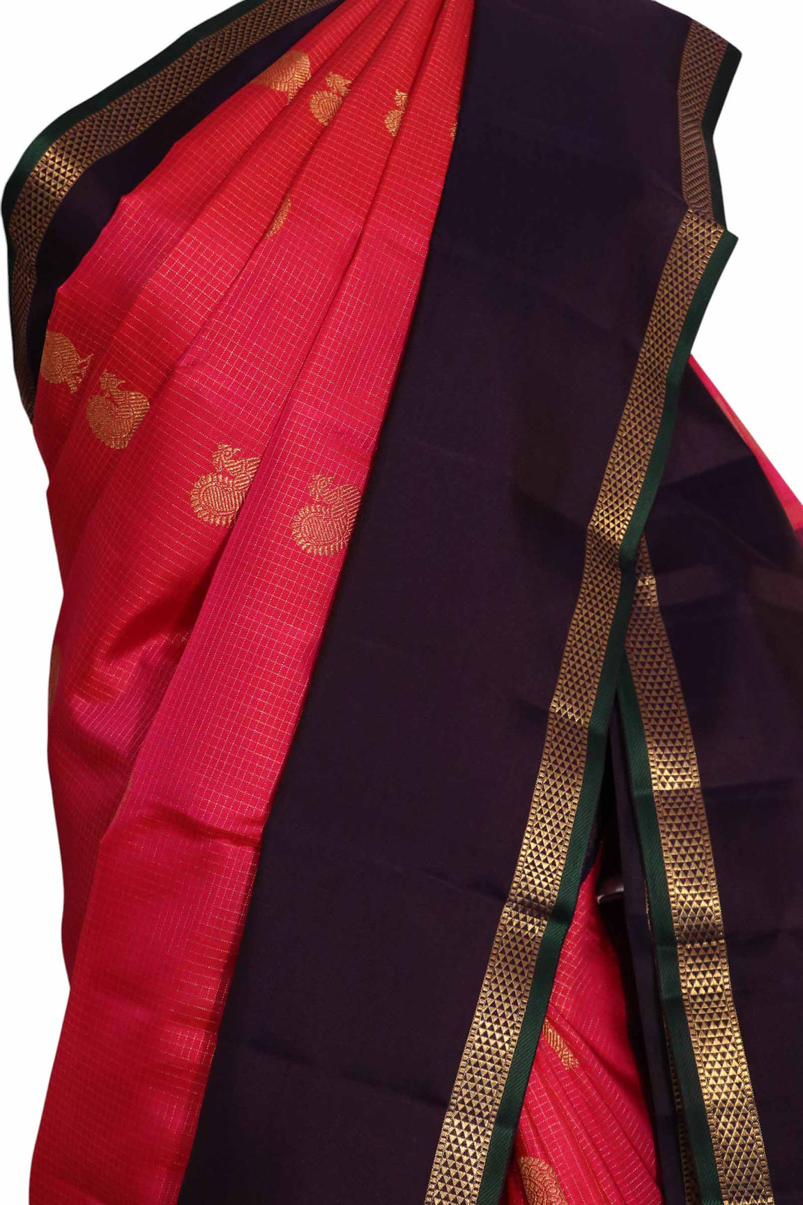 Pure Handloom Kanjeevaram Silk Saree AL202505