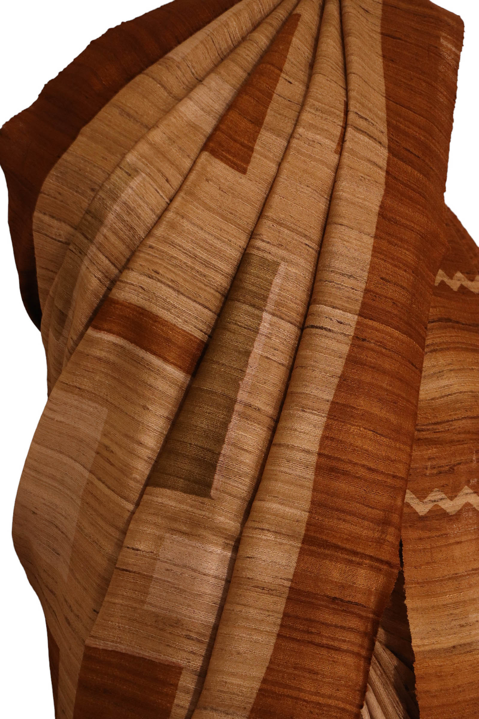 Pure Abstract Tussar Silk Saree AJ207016