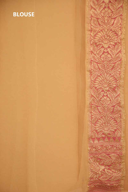 Designer Meenakari Banarasi Georgette Silk Saree AJ202576