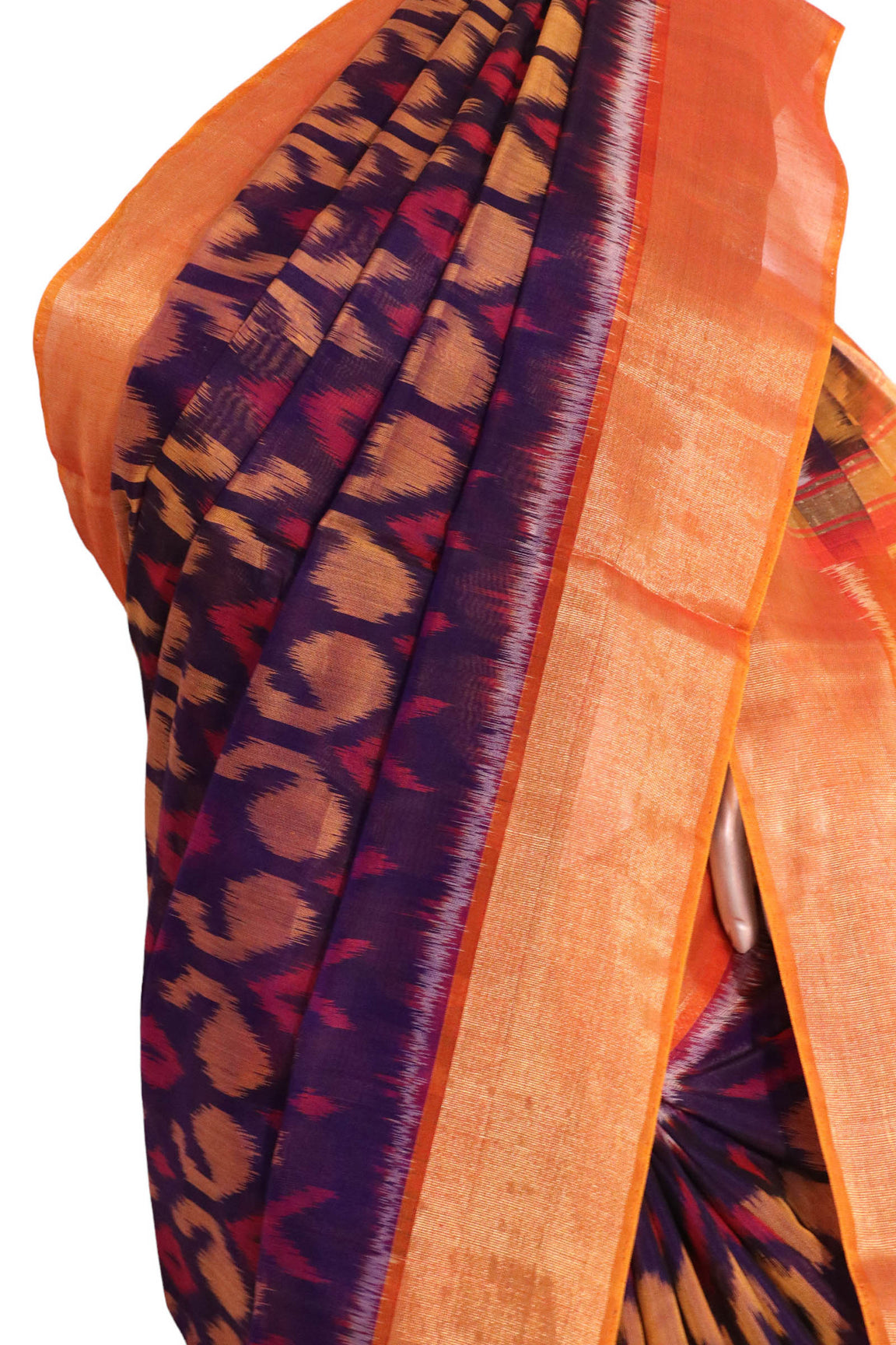 Exclusive Pochampally Silk Cotton Saree AK200062