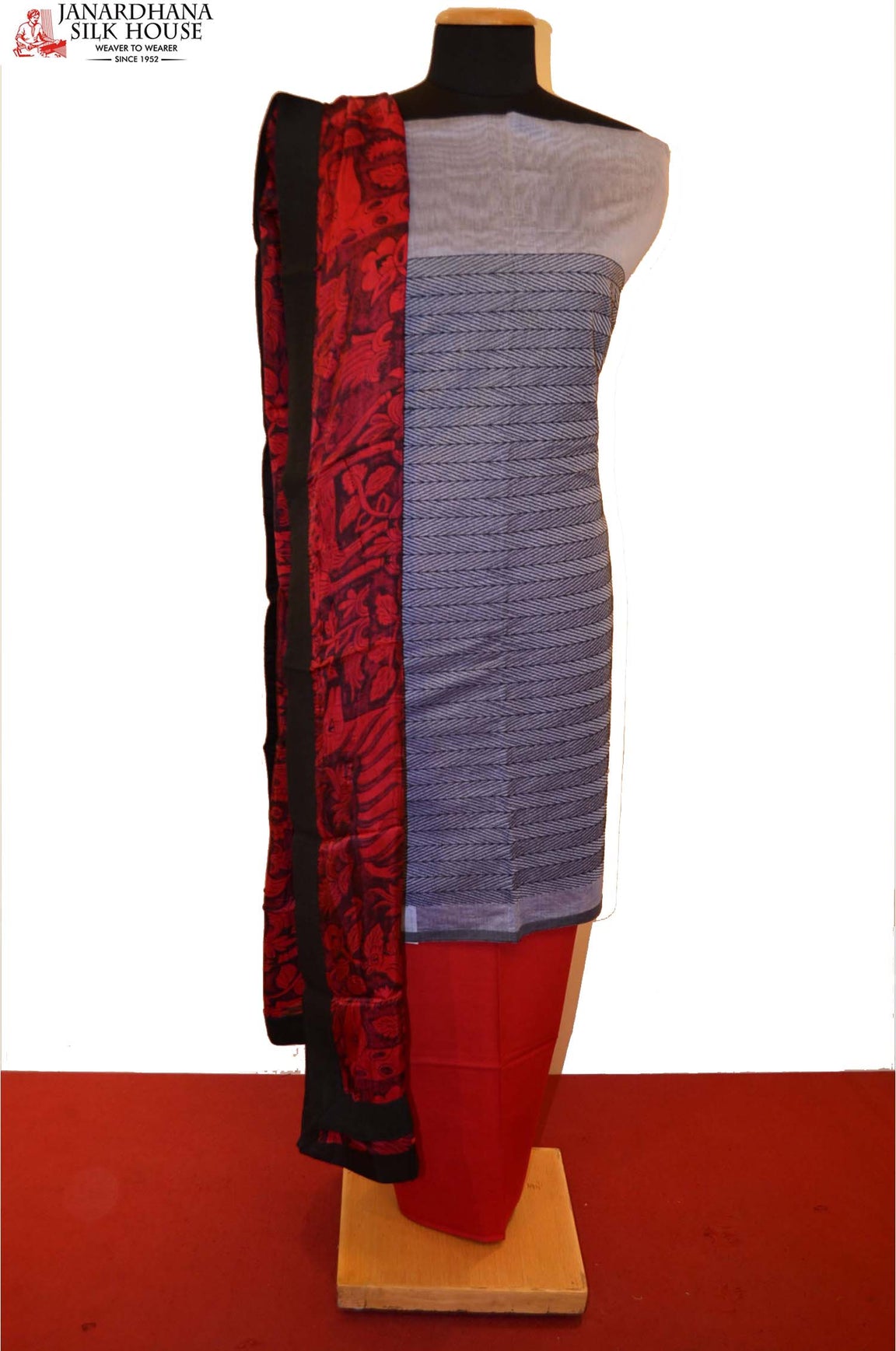 Exclusive &amp; Special Embroidery Pure Cotton Suit AB208972