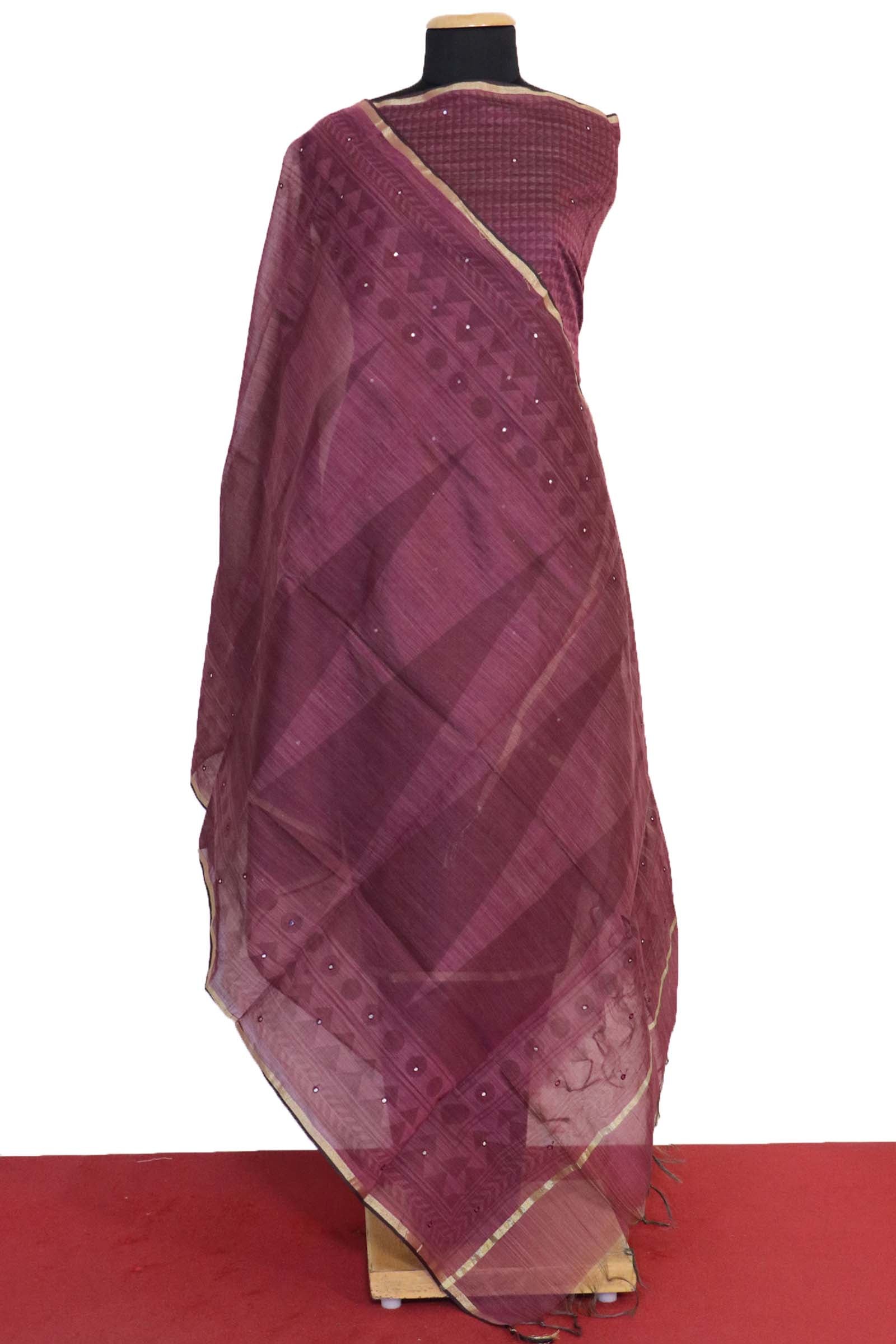 Pure Cotton Suits With Dupatta ai207937
