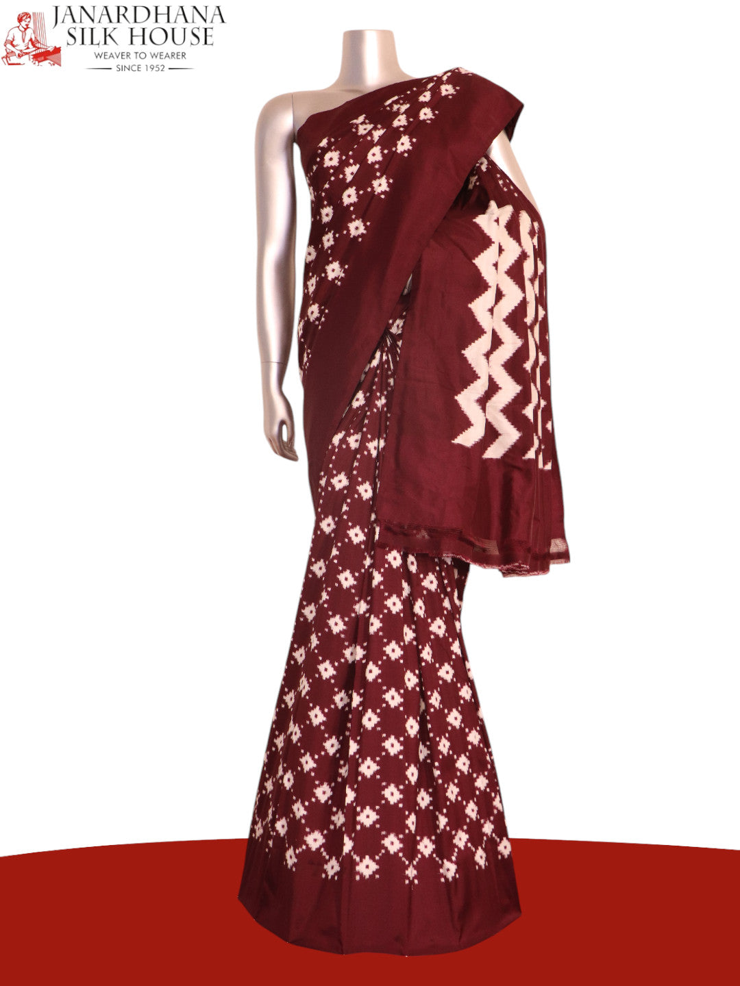 Pure Handloom Patola Ikat Silk Saree AK202142