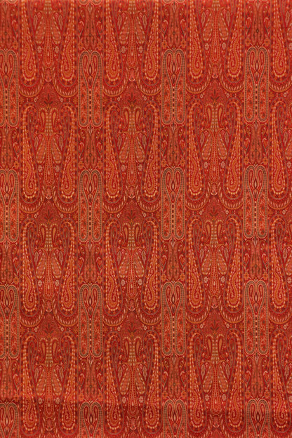 Handloom Pure Silk Jamawar Fabric AA215858