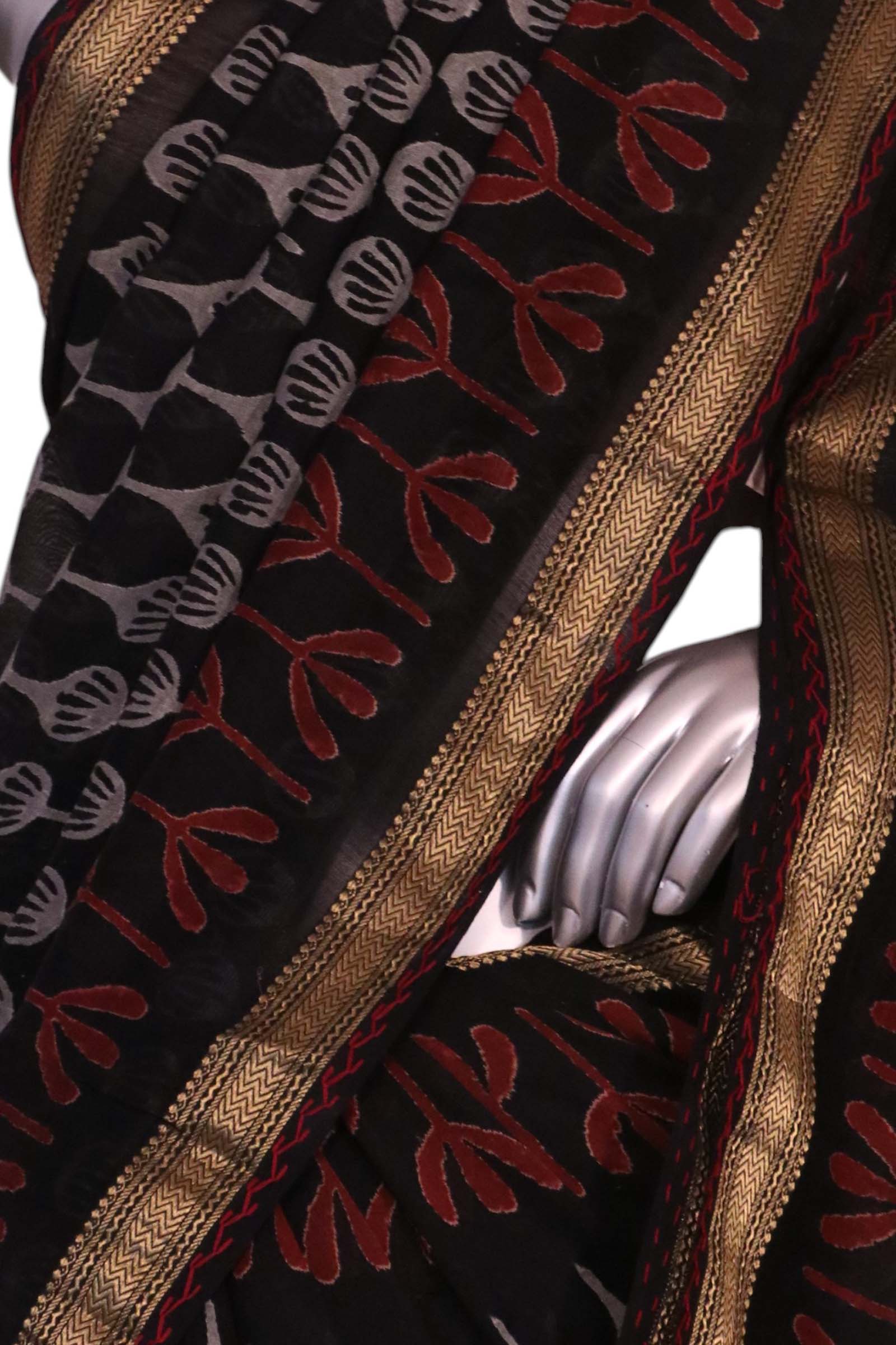 Exclusive Pure Chanderi Cotton Saree AL203848
