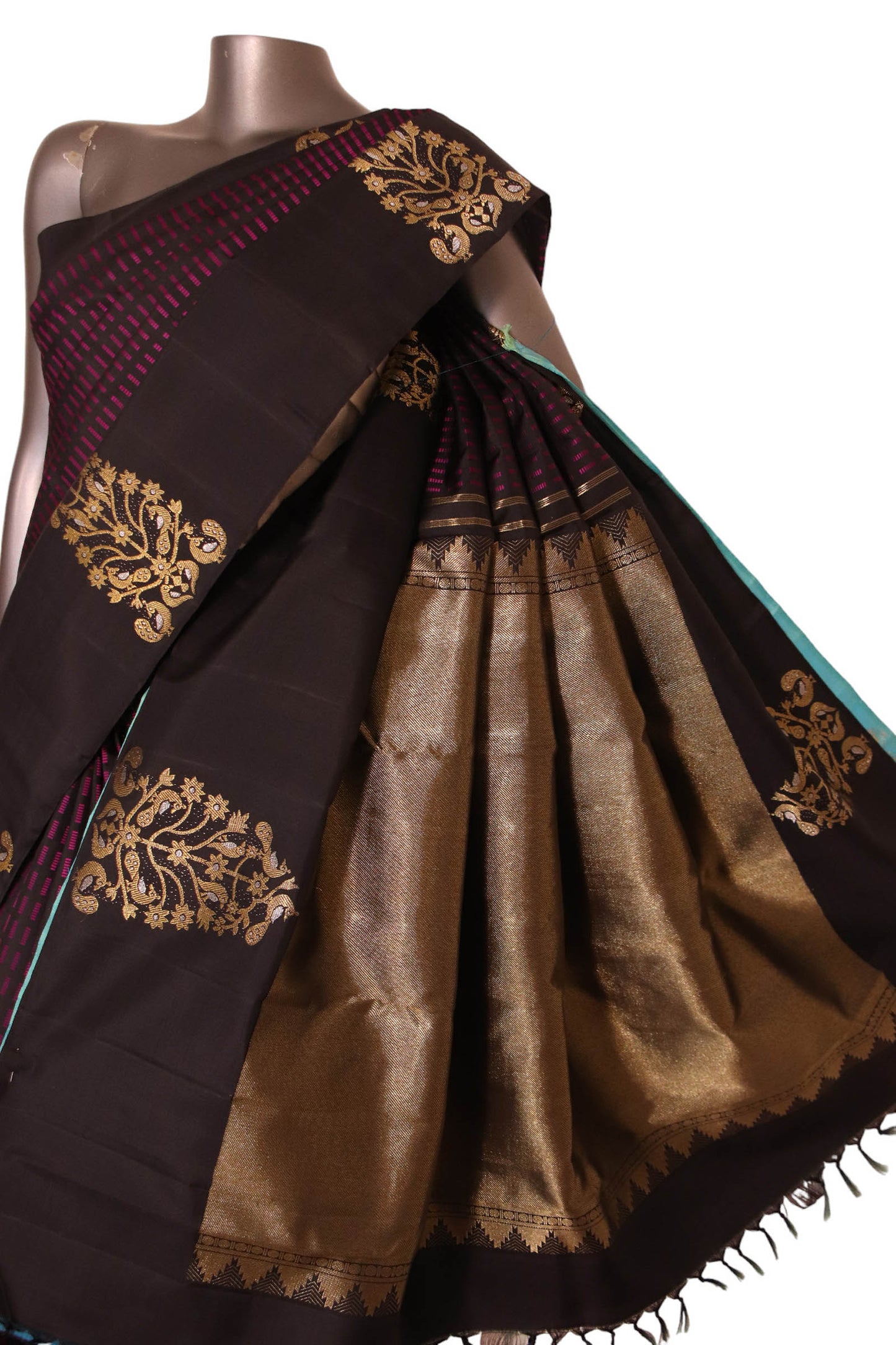 designer exclusive kanjeevaram silk saree aj212205