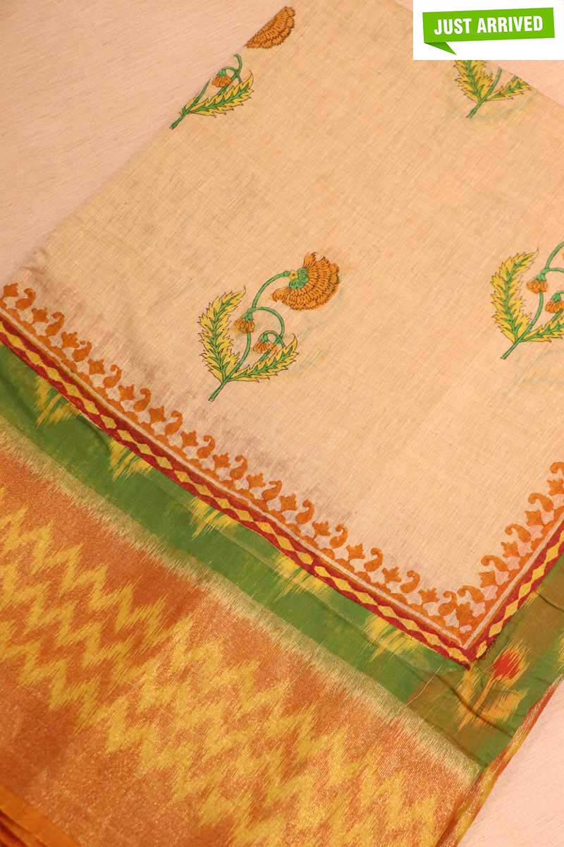 Pochampally Pure Silk Cotton Saree AH208173